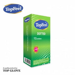 Topfeel Dotted Condoms, 12 Pieces