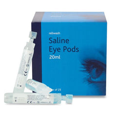 Reliwash Reliance Medical Saline Eyewash Pods, 20ml