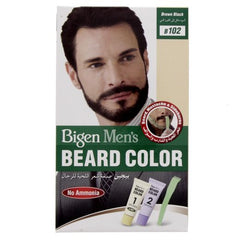 Bigen Men's Brown Black B102 Beard Color, 1Pc