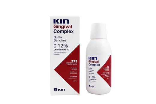 kin gingival mouth wash complex 0.12% 250ml