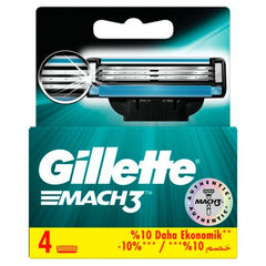 Gillette Blades Mach 3 4 Blades