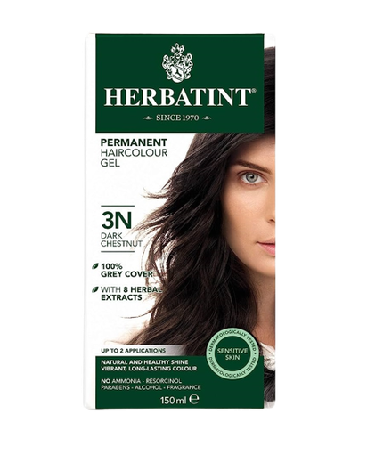 Herbatint 3N Permanent Hair Color Dark Chestnut 150 ml