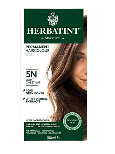 Herbatint 5N Permanent Hair Color Light Chestnut 150 ml