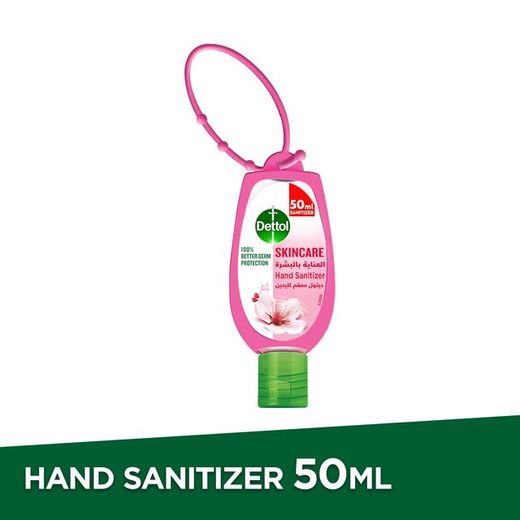 Dettol Skincare Hand Sanitizer for 100% Better Germ Protection & Personal Hygiene with Jacket, 50ml