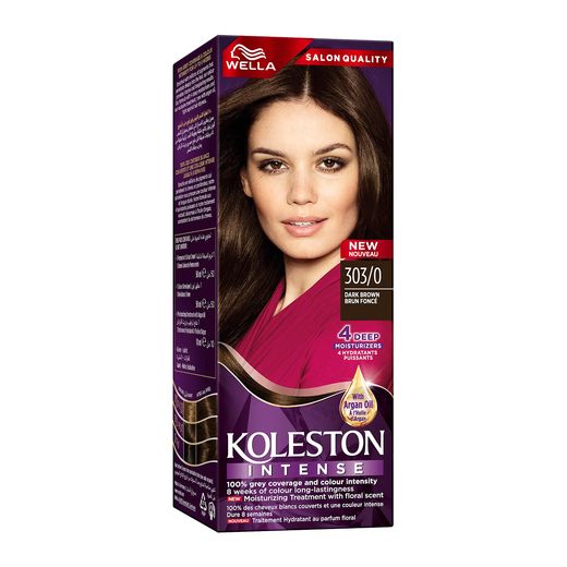 Koleston Intense Dark Brown 303/0 Hair Color Kit