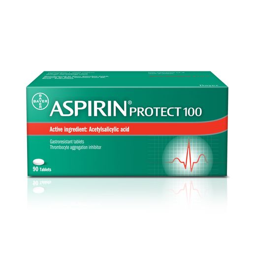 Aspirin Protect 100Mg Tablets, 90 Count