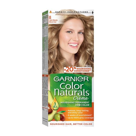 Garnier Naturals Colors 8 Light Blonde Hair Color Kit