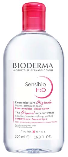 Bioderma Sensibio H2O Make-Up Removing Micellar Water, 500ml