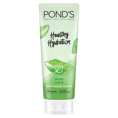 Pond'S Healthy Hydration Gel Facial Cleanser For Fresh, Hydrated Skin, Aloe Vera With 100% Natural Origin Aloe Vera Extract & Vitamin B3 (Niacinamide), 100 ml