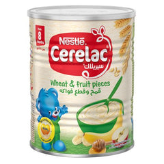 Cerelac Wheat & Fruit Pieces 8+ Months, 400g